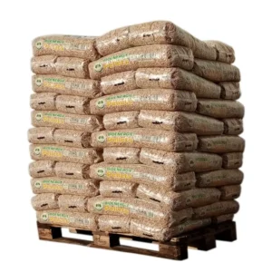 Bio Energie Holzpellets – Palette mit 66 Säcken à 15 kg